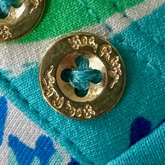 Unique Lilly Pulitzer UPF 50+ Sophie Bermuda Blue Turtle Dress - Picture 5 of 11